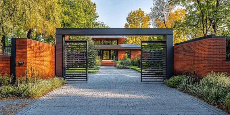 Metallzäune aus Polen mit montage