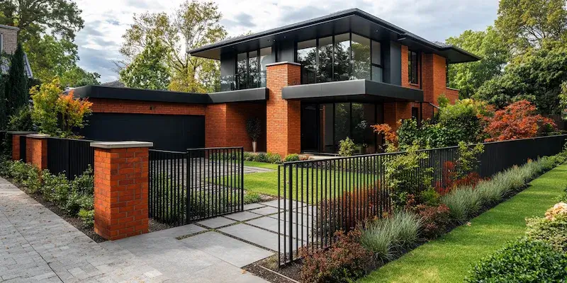 Metalzaune aus Polen