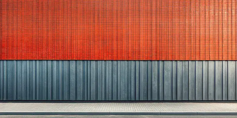 Zaun aus Polen mit Montage