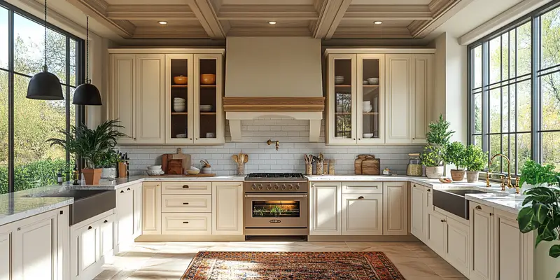 Białe meble kuchenne jakie płytki?