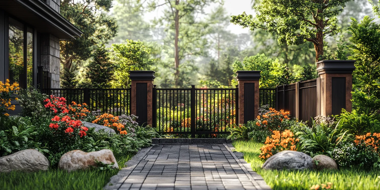 Gartenzäune aus Polen