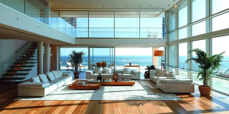 Balustrady szklane wewnętrzne Warszawa